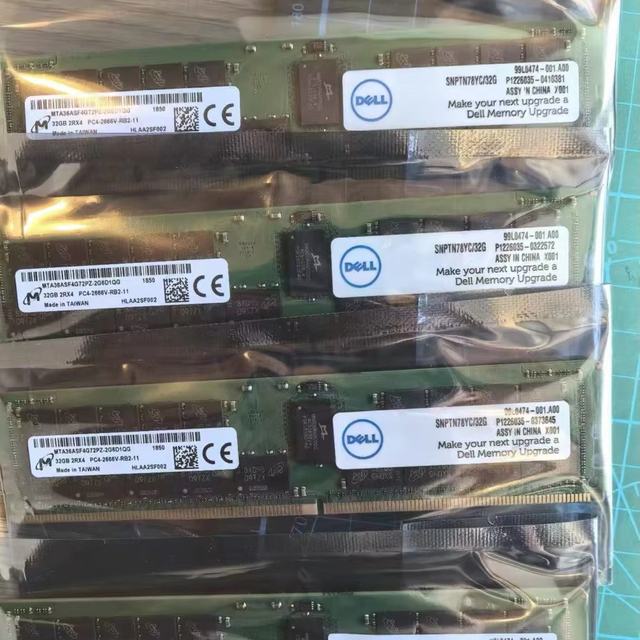 Enterprise Dell DDR4 DDR5 Memory 32GB 64GB ECC RDIMM Server RAM Compatible with PowerEdge Servers