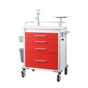 Carrito Médico Multicapa XINDA ZX-1, Carrito de Enfermería para Hospital, Cajones de Acero Inoxidable, Ruedas con Freno, Mobiliario Hospitalario - Product Image 1