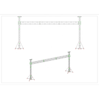 Structure de scène robuste et structure pour écran LED, installation rapide et facile, structure de scène universelle en aluminium pour événements intérieurs et extérieurs