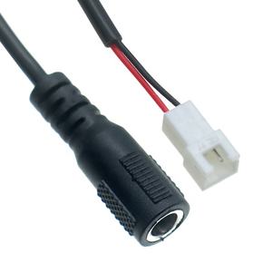 OEM personalizzazione DC femmina 5.5x2.1mm canna Jack a 2 PIN XH 2.54mm pece connettore cavo cablaggio - Product Image 1
