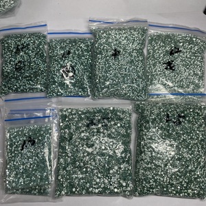 Moissanite <span class=keywords><strong>vert</strong></span> Melee 1,2 mm-2,7 mm, pierre précieuse en vrac, <span class=keywords><strong>prix</strong></span> bas pour montre glacée, chaîne tennis - Product Image 5