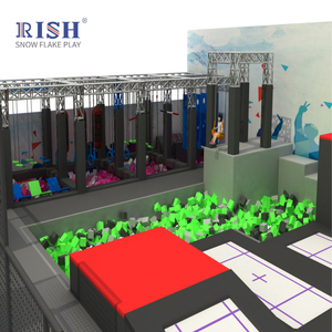 Ensemble d'équipement de terrain de <span class=keywords><strong>jeu</strong></span> Rish Aire de jeux intérieure <span class=keywords><strong>Trampoline</strong></span> Park Panneaux sensoriels interactifs Espaces de - Product Image 3