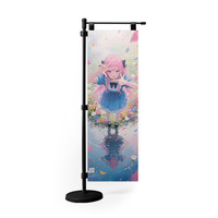 Drapeaux miniatures personnalisés de dessins animés d'anime |   Mini drapeau de bureau Nobori Racer pour la décoration de bureau