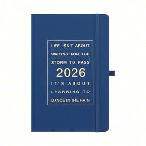 Agenda 2026 2027 Sin Fecha, Diaria y Semanal, con Lista de Tareas, Logotipo Personalizado, Planificador A5 de PU, 100 Hojas, para Oficina, Diario de Autocuidado, Venta al Por Mayor - Product Image 1