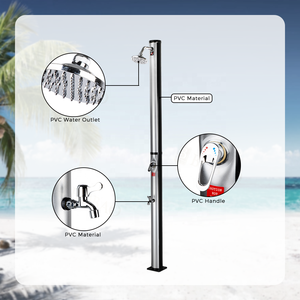 Grifo de <span class=keywords><strong>ducha</strong></span> moderno de pie con mezclador de agua fría y caliente, <span class=keywords><strong>ducha</strong></span> <span class=keywords><strong>solar</strong></span> exterior para piscina - Product Image 3