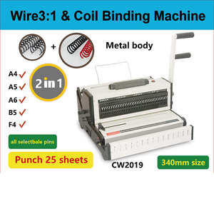 CW 2019 2 Trong <span class=keywords><strong>1</strong></span> Dây Cuộn Đa Chức Năng Binder <span class=keywords><strong>Binding</strong></span> <span class=keywords><strong>Machine</strong></span> - Product Image 2