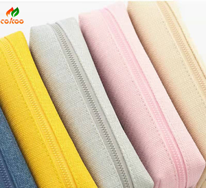 Astuccio in Tessuto Personalizzabile di Grande Capacità, Custodia Rettangolare con Cerniera <span class=keywords><strong>per</strong></span> Studenti, Portapenne in Poliestere con Logo - Product Image 2