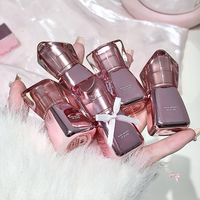 Gloss à lèvres végétalien longue tenue à base de plantes, texture légère et aquatique, couleur naturelle et brillance hydratante pour des lèvres lisses