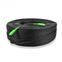 Kabel Patch Fiber Optik SC APC, SC ke SC Simplex G.657.A1 atau A2 Single Mode LSZH 2.0*5.0mm
