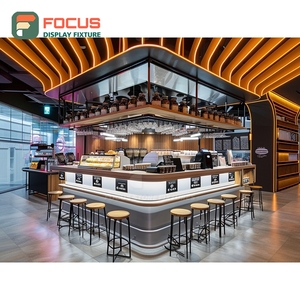 Estante de exhibición de café premium, estantería alta para granos, estante de exhibición de productos de roble natural - Product Image 5