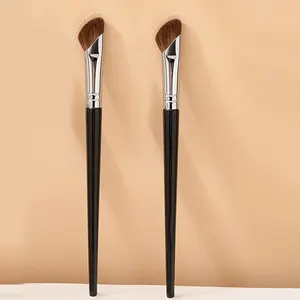 Beauty Planet Hot Selling Horse Hair Sickle Nose Shadow Brush Women Cosmetics Beauty Kabuki Black Up Makeup Contour Makeup Brush