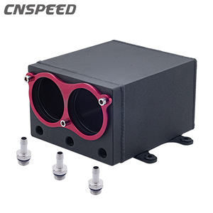 Tanque de Combustible Auxiliar para Modificación de Automóviles, Conector de 3/8, Tanque de Expansión de Aceite de Doble Capacidad para Actualización y Reequipamiento - Product Image 5