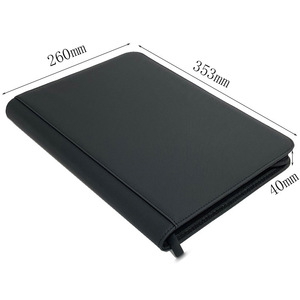 Vòng ít phim hoạt hình Dây Kéo 4 9 12 khe cắm Túi tùy chỉnh PU da thể thao khúc côn cầu bóng rổ bóng chày phân loại Thẻ Tay Áo Album chất kết dính - Product Image 2