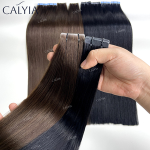 Estensioni per capelli umani con nastro biadesivo 4K all'ingrosso, 100% veri capelli grezzi giapponesi con cuticole allineate, forniture per extension con nastro - Product Image 2