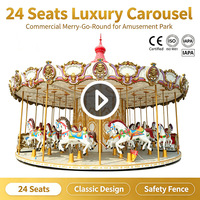 Manège de fête foraine à prix d'usine, grande attraction de luxe à 24 places