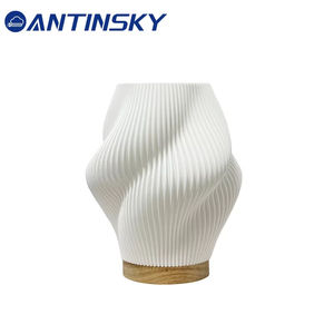 Lampe de bureau LED ANTINSKY à impression 3D avec chargement USB, 3 options de couleur, lumière personnalisable, interrupteur tactile marche/arrêt, design moulé, intensité réglable - Product Image 4