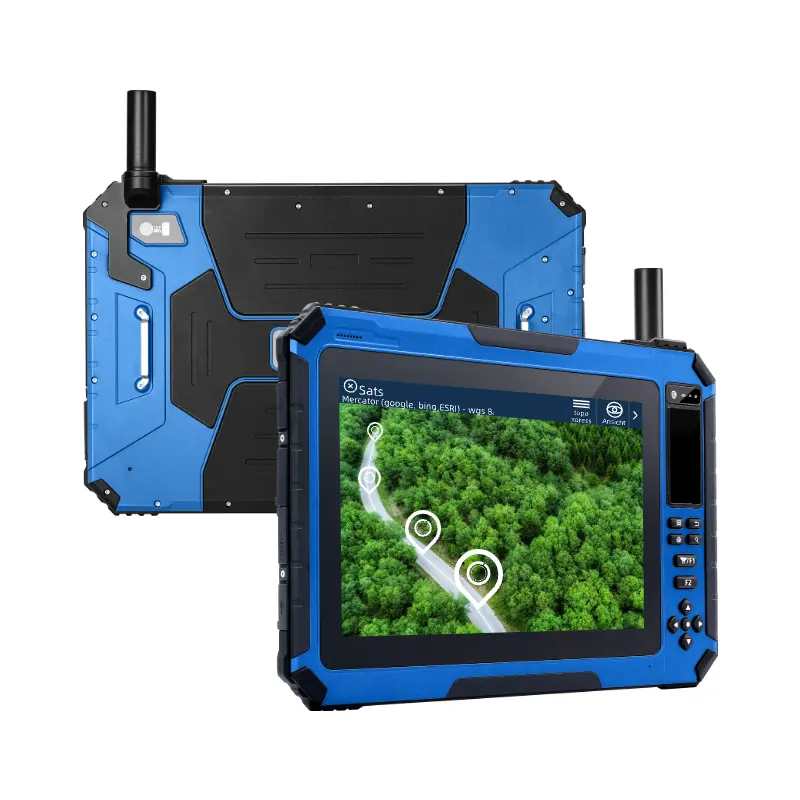 HUGERCOK G101N 방수 산업용 태블릿 PC 컴퓨터 안드로이드 13 GPS GIS GNSS RTK 4G 와이파이 8 + 128GB MTK 옥타 코어와 견고한