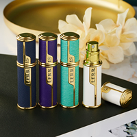 Flacon de parfum de voyage rechargeable personnalisé de 10 ml et 5 ml, vaporisateur de parfum de luxe de poche, distributeur de parfum portable, vaporisateur de parfum vide à pompe