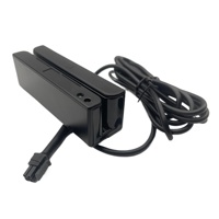 Lector de Tarjetas de Banda Magnética con Puerto Serie FUWEI MSR98S/MSR100, Material ABS, Protocolo ISO7811, Compatible con Conexión GPS, Windows 10