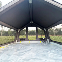 Tentes de camping familiales gonflables de luxe en gros d'usine avec portes et fenêtres amovibles, tentes gonflables portables pour événements
