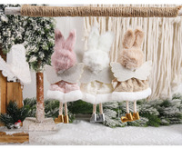Nouveaux Ornements de Noël en Peluche 2023, Design Personnalisé, Filles Mignonnes, Plumes d'Ange, Écologiques, Faits à la Main, Brodés