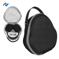 Produsen Cina Headset Headphone membawa EVA casing keras kotak penyimpanan tas abu-abu saja