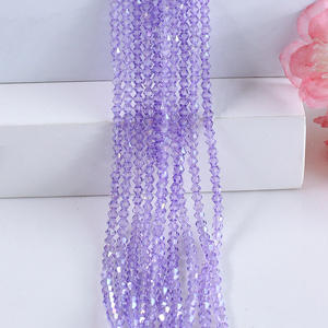 Cuentas de Vidrio Bicónicas de 3 mm, Color <span class=keywords><strong>AB</strong></span> Teñido, Cristal de Diamante, Cuentas Sueltas para Bisutería Hecha a Mano - Product Image 5