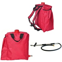 Sac de capsule anti-incendie portable conforme CE/ISO, en tissu enduit PVC anti-fuite, kit de sauvetage d'urgence avec lance haute pression