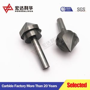 ดอกสว่านเจาะรูทรงกระบอก 90 องศา 3 คมตัด สำหรับงานลบคมโลหะ - Product Image 2