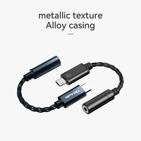 Adaptateur DAC AMP USB TRN TE+ Type-C mâle vers 3,5 mm femelle, câble audio 8 cœurs plaqué argent, 32 bits/384 kHz, amplificateur pour écouteurs