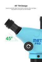 Microscopio Estéreo Trinocular RELIFE RL-M6T-STL2 con Zoom Continuo, Enfoque HD y Gran Angular para Reparación de Placas Base de Teléfonos Móviles y PCB