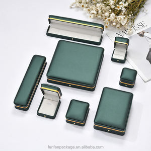 黑色批发首饰盒精美奢华首饰盒包装结婚戒指项链手链盒珠宝包装 - Product Image 4