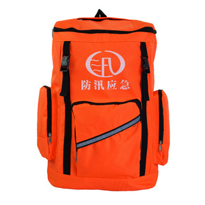 Flood Control Emergency Rescue <b>Backpack</b> 28-Piece Kit With Shovel Rope Life Jacket Raincoat First Aid Supplies For Disaster - Product Image 2