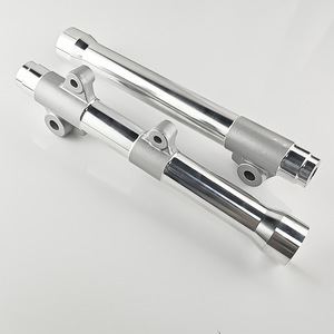 Manchons de fourche avant Qiangye, argent poli, pièces de rechange pour amortissement de chocs de moto - Product Image 2
