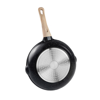 Poêle à frire profonde en aluminium antiadhésif de grande capacité de 30 cm pour cuisinière à induction et à gaz