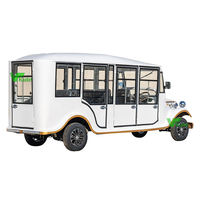 Autobús Turístico Eléctrico Clásico Retro de 14 Plazas, Totalmente Cerrado, para Puntos Turísticos y Recorridos Urbanos, en Venta