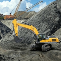 Excavatrice XE370DK, matériel lourd, fourni au Moyen-Orient pour les chantiers de carrières et miniers, avec système hydraulique stable à haute pression