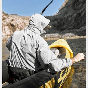 <b>Mens</b> Outdoor <b>Lightweight</b> Hiking Anorak Zip up Safari Sun Protection Breathable Windbreaker Nylon <b>Jackets</b> Clothing Manufacturer - Product Image 6