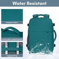 Sac à dos de voyage personnalisé OEM ODM, sac à dos pour ordinateur portable pour les voyages en avion avec port de charge USB et pochette à chaussures