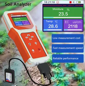 Misuratore di nutrienti del suolo digitale altamente sensibile misuratore di umidità portatile ec ph per l'agricoltura