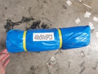 Bâche de sol en polyéthylène légère, imperméable, robuste et renforcée avec œillets pour tente de camping