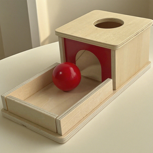 Boîte à Permanence Montessori en Bois pour Enfants, Jouets Éducatifs en Bois pour Tout-Petits - Product Image 1