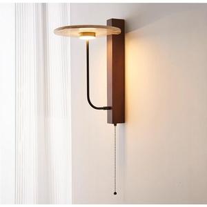 Lampe murale LED Huang <span class=keywords><strong>Dong</strong></span> Shi Mu <span class=keywords><strong>Yi</strong></span>, style japonais rétro Wabi-Sabi, pour chambre à coucher, salon, hôtel, escalier, couloir, maison d'hôtes - Product Image 5