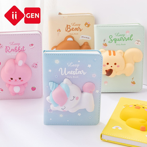 Dễ thương màu trang Nhật Ký Học sinh ghi chú phim hoạt hình động vật giảm căng thẳng Sổ tay sáng tạo - Product Image 2