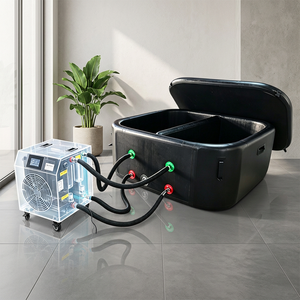 Système de refroidissement portable pour bain de glace, baignoire gonflable pour immersion froide, machine de spa pour la récupération musculaire des athlètes et la physiothérapie - Product Image 1