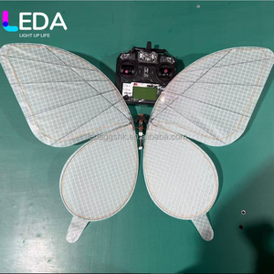 ผีเสื้อ LEDA รุ่นใหม่ ทำด้วยมือ สมจริง บังคับด้วยรีโมท เหมาะสำหรับงานแต่งงาน งานเลี้ยง งานดนตรี และการตกแต่ง - Product Image 6