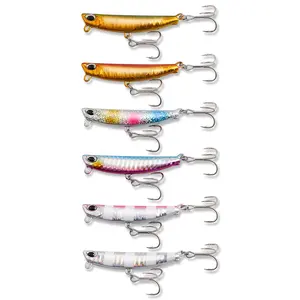 Señuelos de Pesca artificiales, cebo de lápiz pesado, 10G, 15G, 20G, 30G, 40G, 60G, adecuado para pesca al aire libre, top - Product Image 1