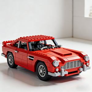 Display Model DIY Customized <strong>Vintage</strong> Supercar MOC Car Building Blocks Set for Adult Creative Gift and Collection - Product Image 2