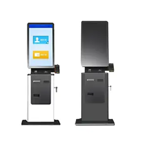 Crtly 27inch Financial Equipment Touch Screen Mall Self Service Bill Payment Kiosk Android Kiosk With Payment Self Check In Kios