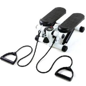 Mini stepper silencieux avec poignée hydraulique et support pour téléphone portable, vélo d'exercice d'intérieur, modèle Step10-1, 62x42x42cm, noir - Product Image 6